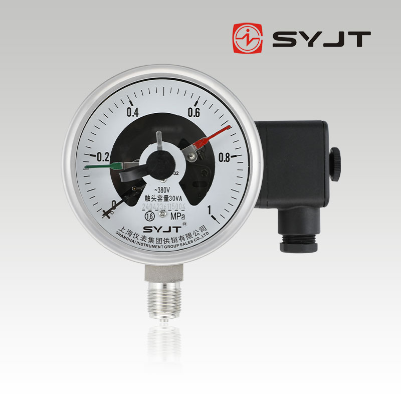 YXC-100BF不鏽鋼電接點壓力表