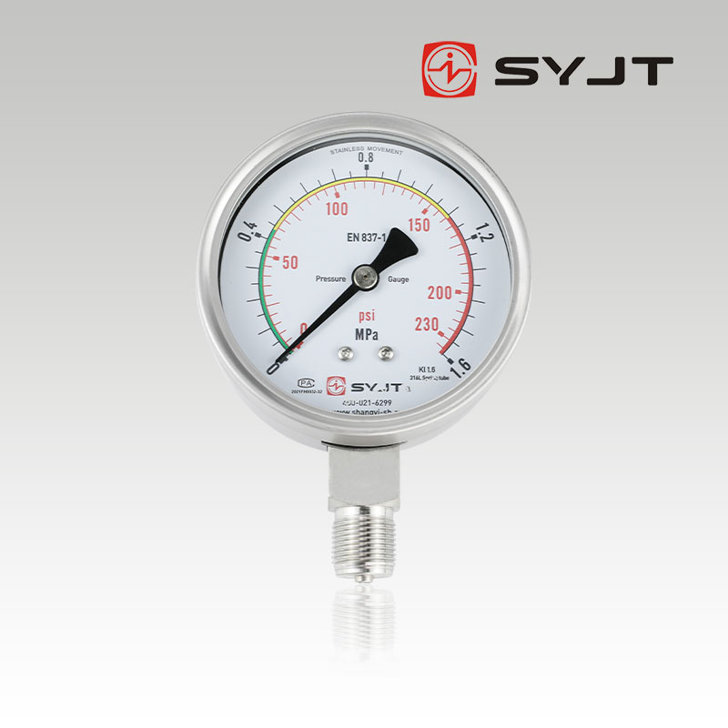 Y-B係列 不鏽（xiù）鋼壓（yā）力表